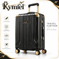 Black Hardside Spinner Luggage — photo 1