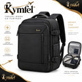 Black Carry-On Travel Backpack — photo 1