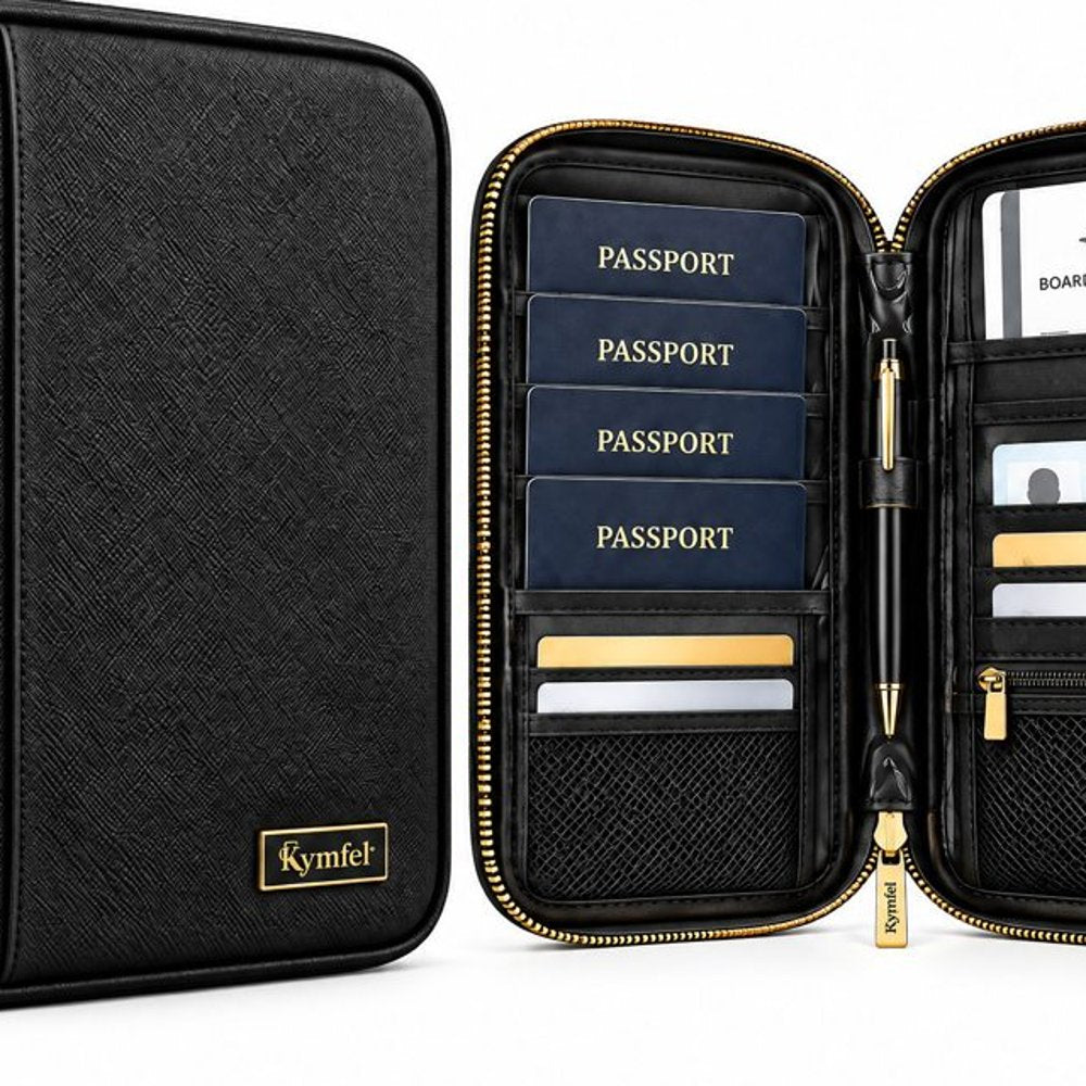 Zippered Passport & Travel Document Wallet — view 5