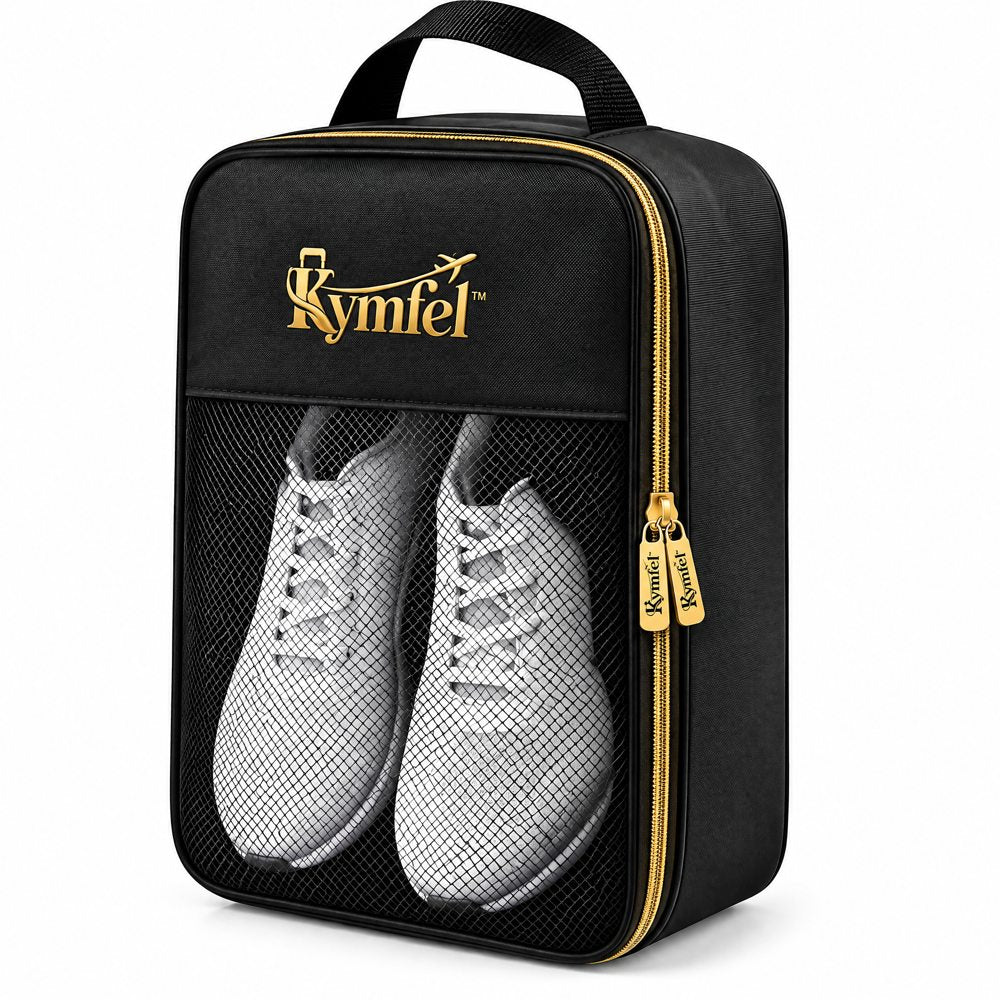 Black Travel Shoe Organizer Bag — view 2