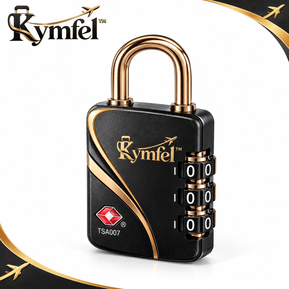 Three-Digit Combination Luggage Padlock — view 1