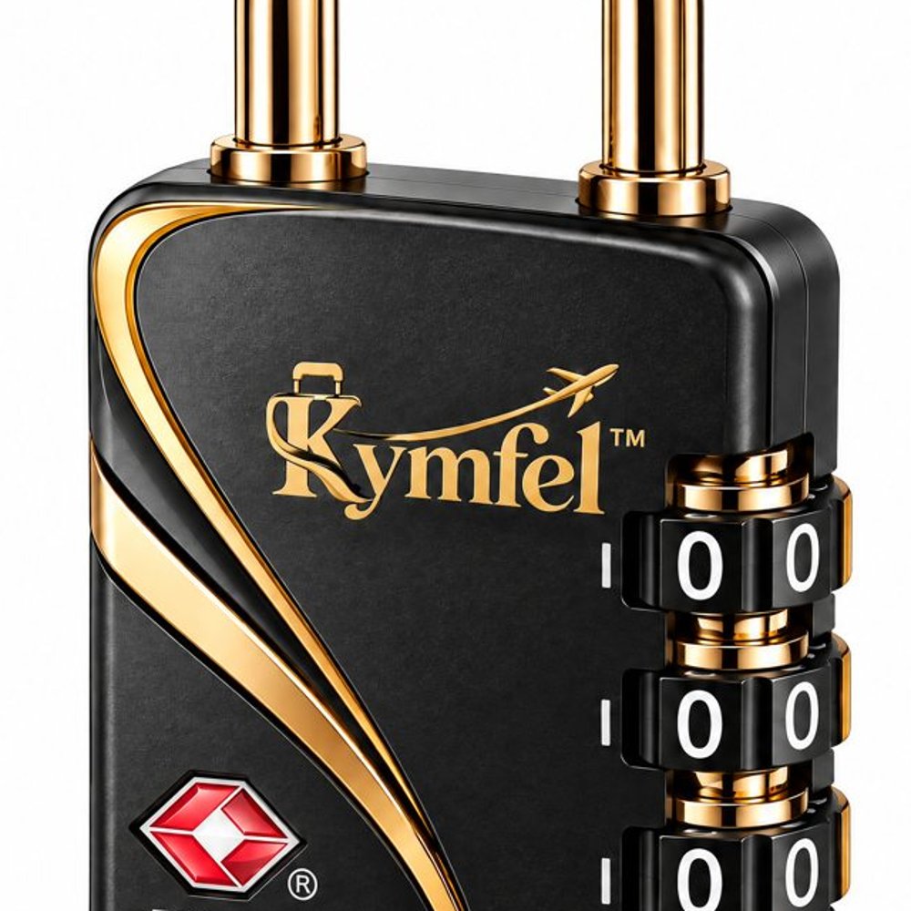 Three-Digit Combination Luggage Padlock — view 5