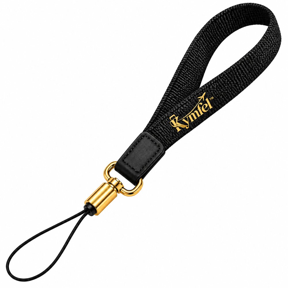Black Wrist Lanyard with Loop Connector — view 2